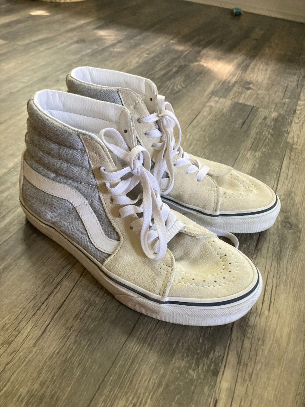 Vans Sk8-Hi Herringbone High Top Sneakers Men’s 5.5 Womens 7